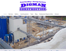 Tablet Screenshot of digmanconstruction.com